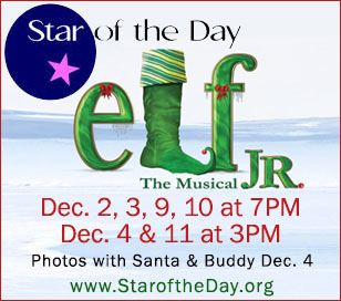 Elf Jr. is based on the popular movie of the same name. The Jr. version is designed for family-friendly audiences. Filled with music, dance, laughter, and Santaaaaa!